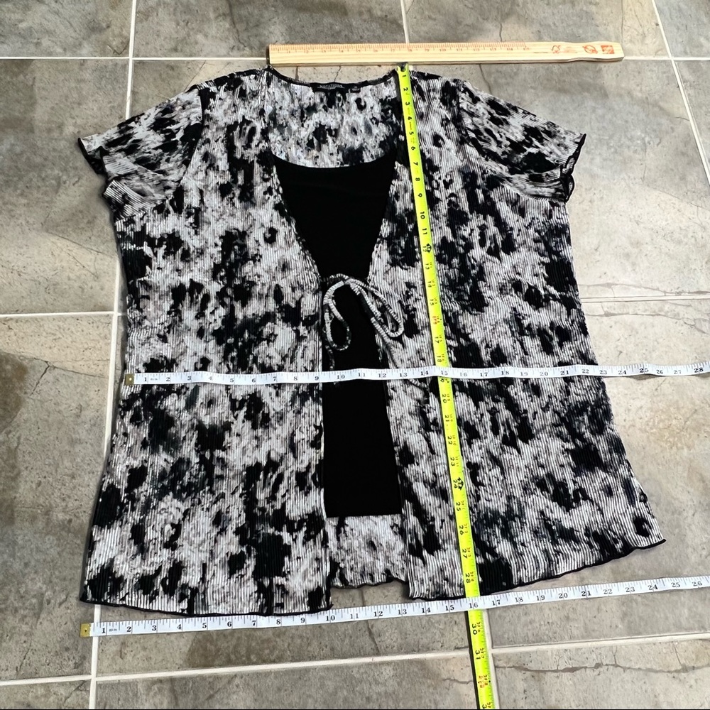 Notations Plus-Size Mock 2-Piece Top Size 3X - Picture 8 of 10